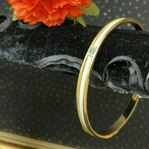 Vintage Loewe Authentic Gold Tone Bangle Bracelet
